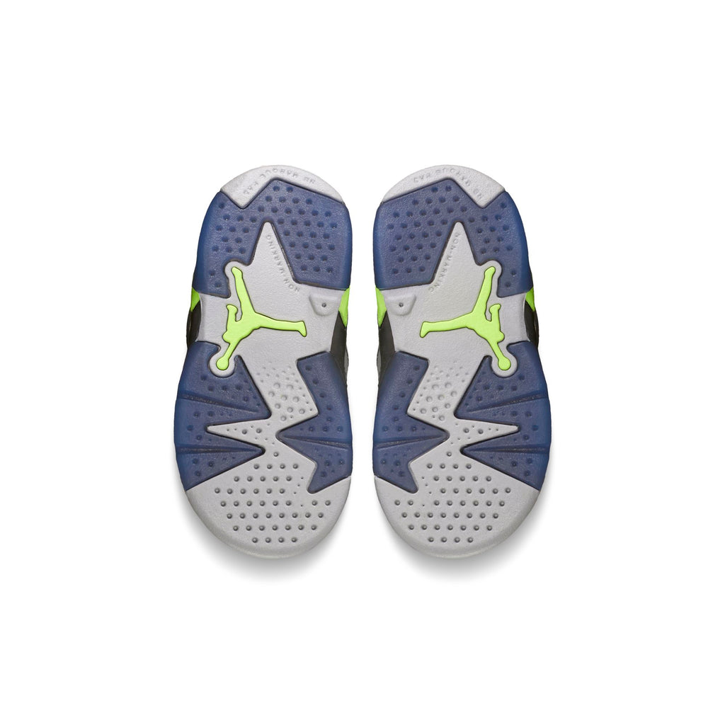[768885-008] Toddlers Air Jordan Retro 6 Low 'Dark Grey Dark Grey' (TD)