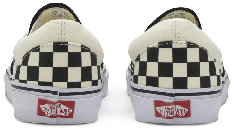 [VN000EYEBWW] MENS VANS UA CLASSIC SLIP-ON CHECKERBOARD - BLACK/OFF WHITE