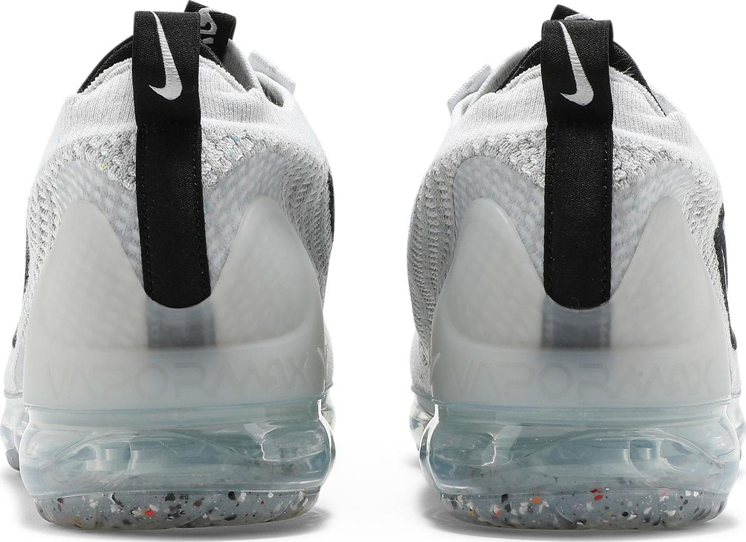 [DH4084-100] Mens Nike AIR VAPORMAX 2021 FK 'WHITE BLACK METALLIC SILVER'
