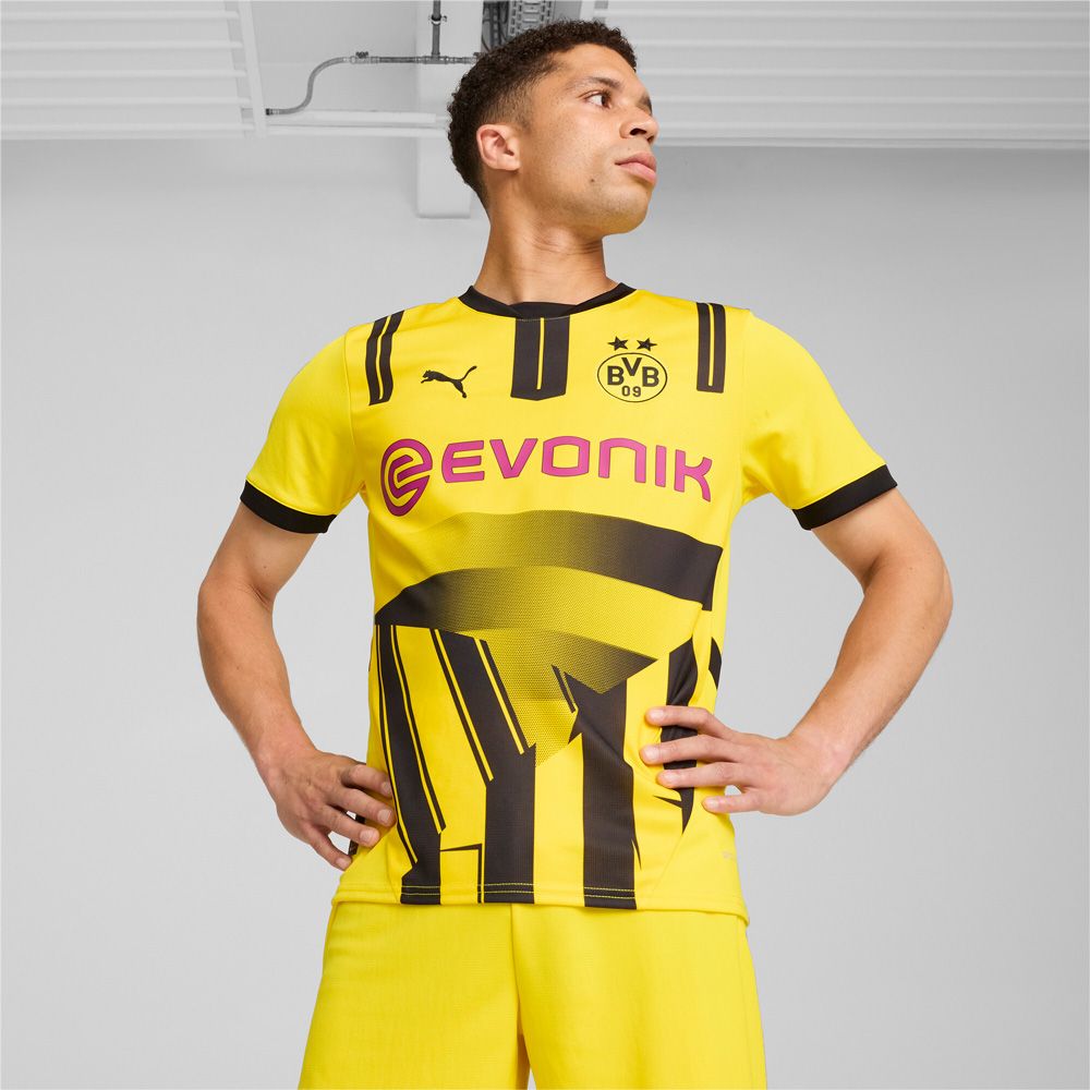 [775680-01] MENS PUMA BVB CUP JERSEY REPLICA