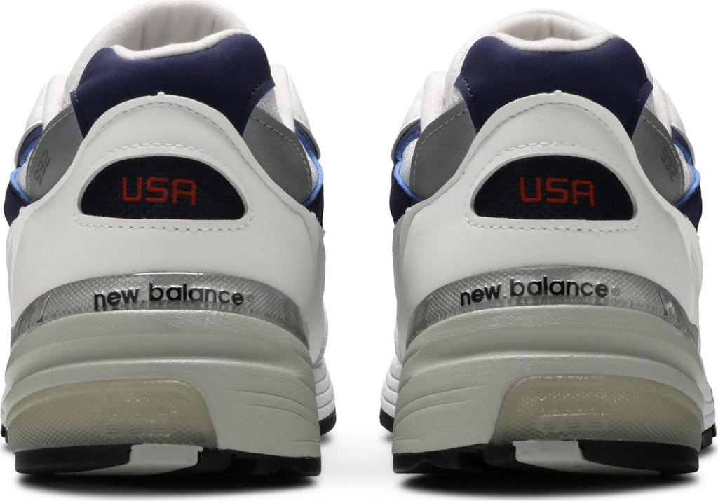 [M992EC] Mens New Balance 992 'WHITE NAVY'