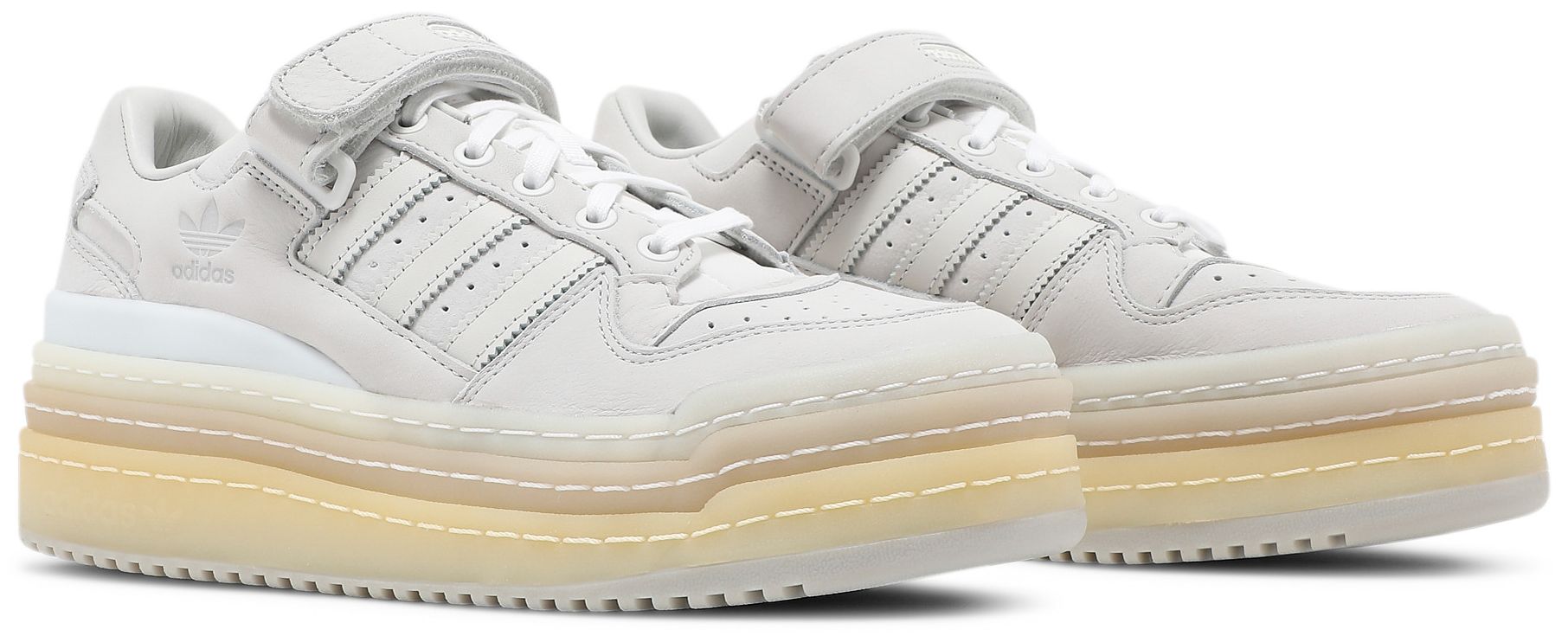[GZ8644] WOMENS ADIDAS TRIPLE PLATFORUM LOW 'CRYSTAL WHITE'