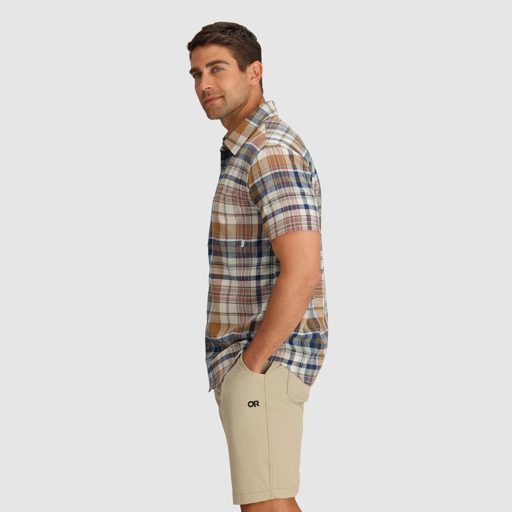 [300376-2442] MENS OUTDOOR RESEARCH WEISSE BUTTON DOWN PLAID SHIRT