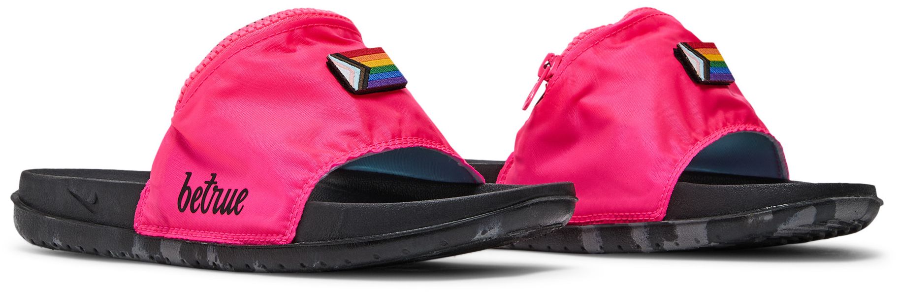 [DD6783-600] MENS NIKE OFFCOURT SLIDE FP BT 'HYPER PINK WHITE BLACK COPA'