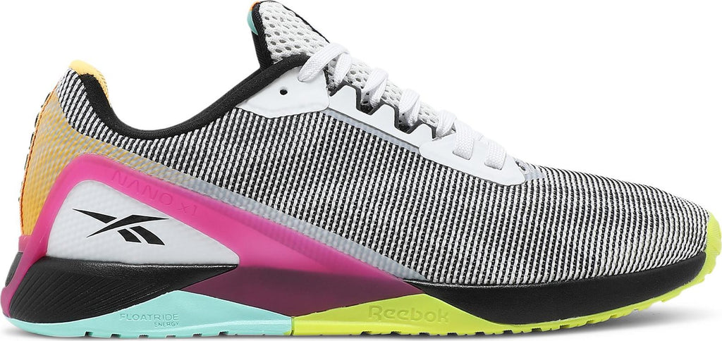 [H02864] Mens Reebok NANO X1 GRIT 'WHITE BLACK PURSUIT PINK'