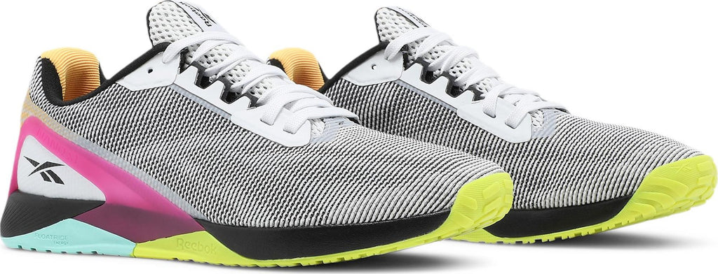 [H02864] Mens Reebok NANO X1 GRIT 'WHITE BLACK PURSUIT PINK'