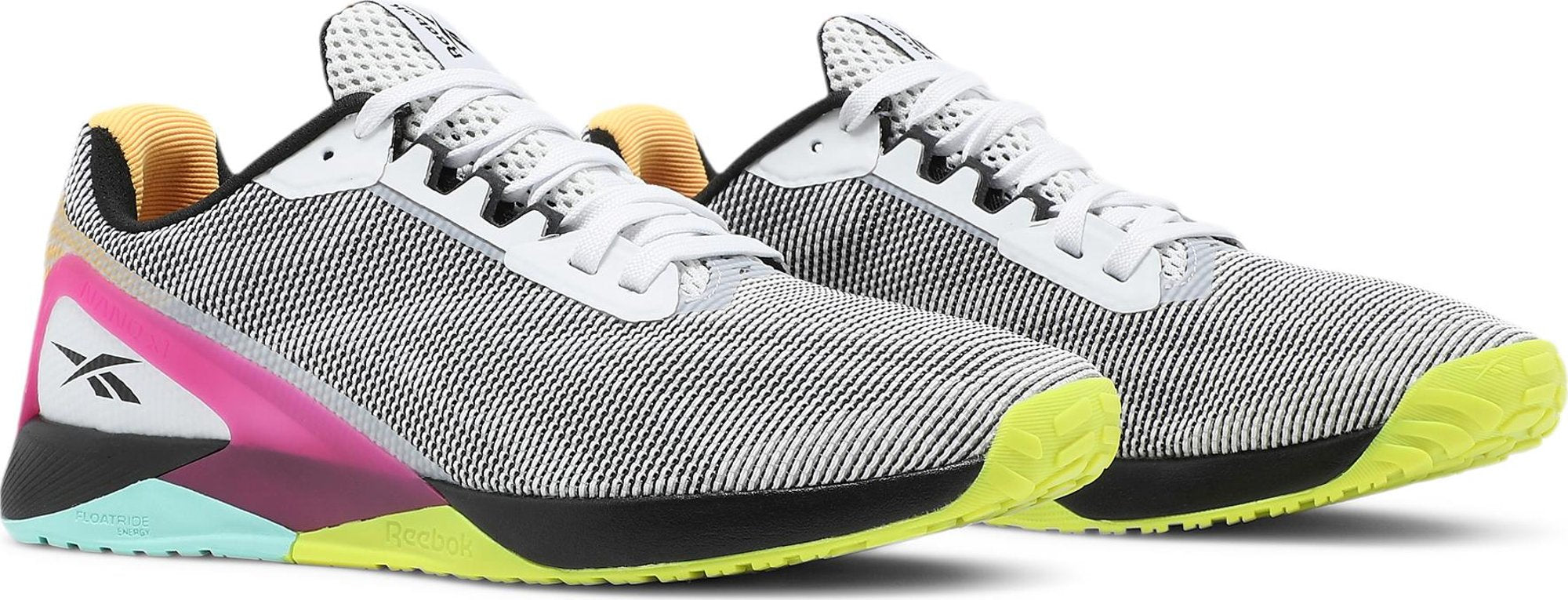 [H02864] Mens Reebok NANO X1 GRIT 'WHITE BLACK PURSUIT PINK'