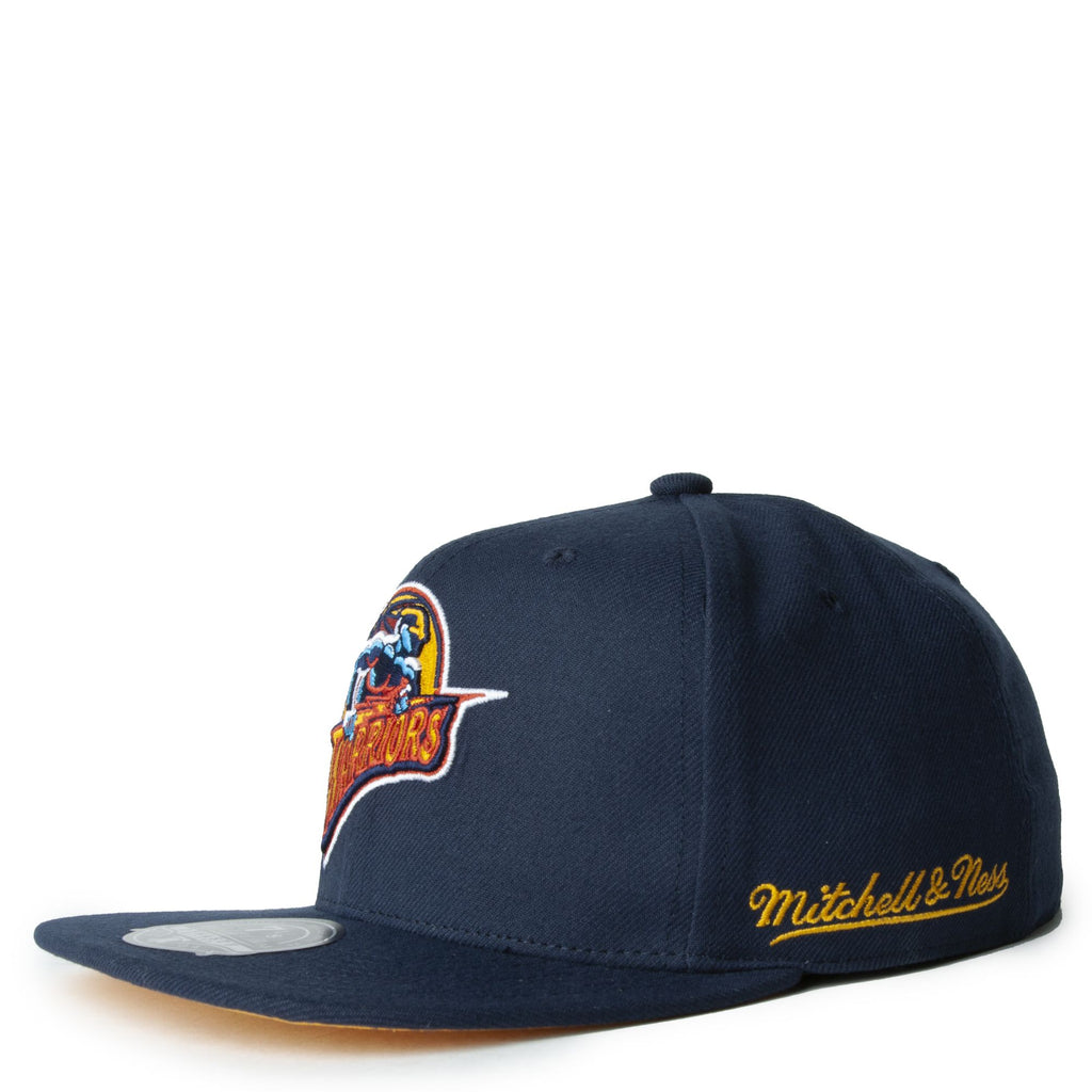 MENS MITCHELL & NESS NBA LOGO HISTORY FITTED HWC WARRIORS