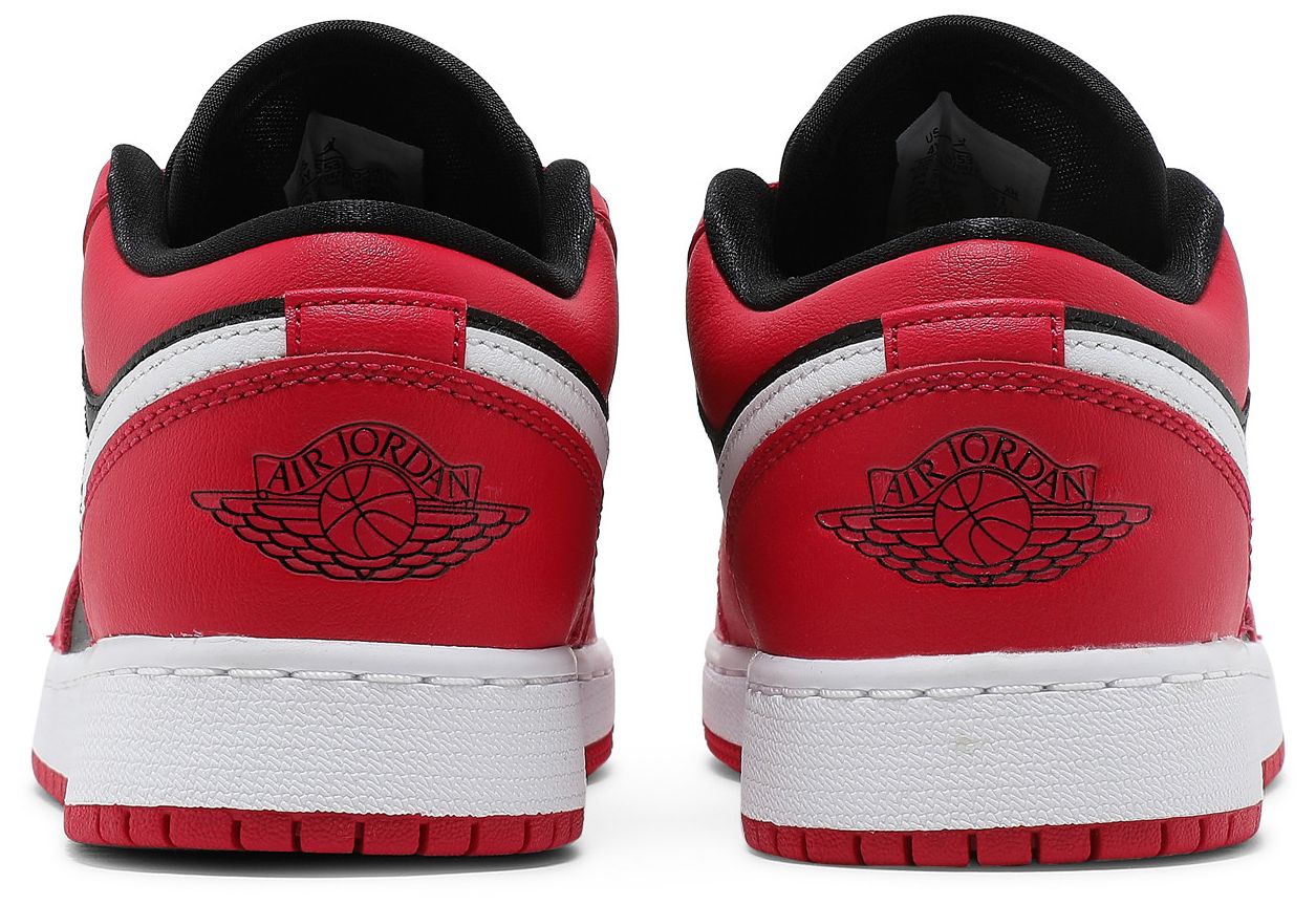 [553560-061] GRADE SCHOOL AIR JORDAN RETRO 1 LOW 'BLACK VERY BERRY' (GS)