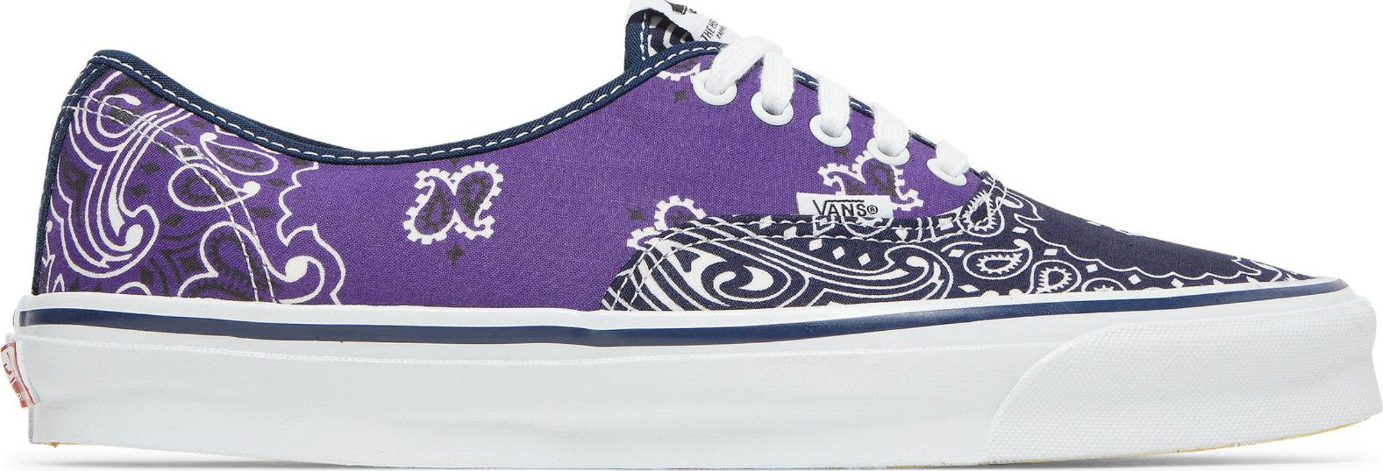 [VN0A4BV99R9] Mens Vans BEDWIN & THE HEARTBREAKERS X AUTHENTIC 'BANDANA PACK - MULTI B'
