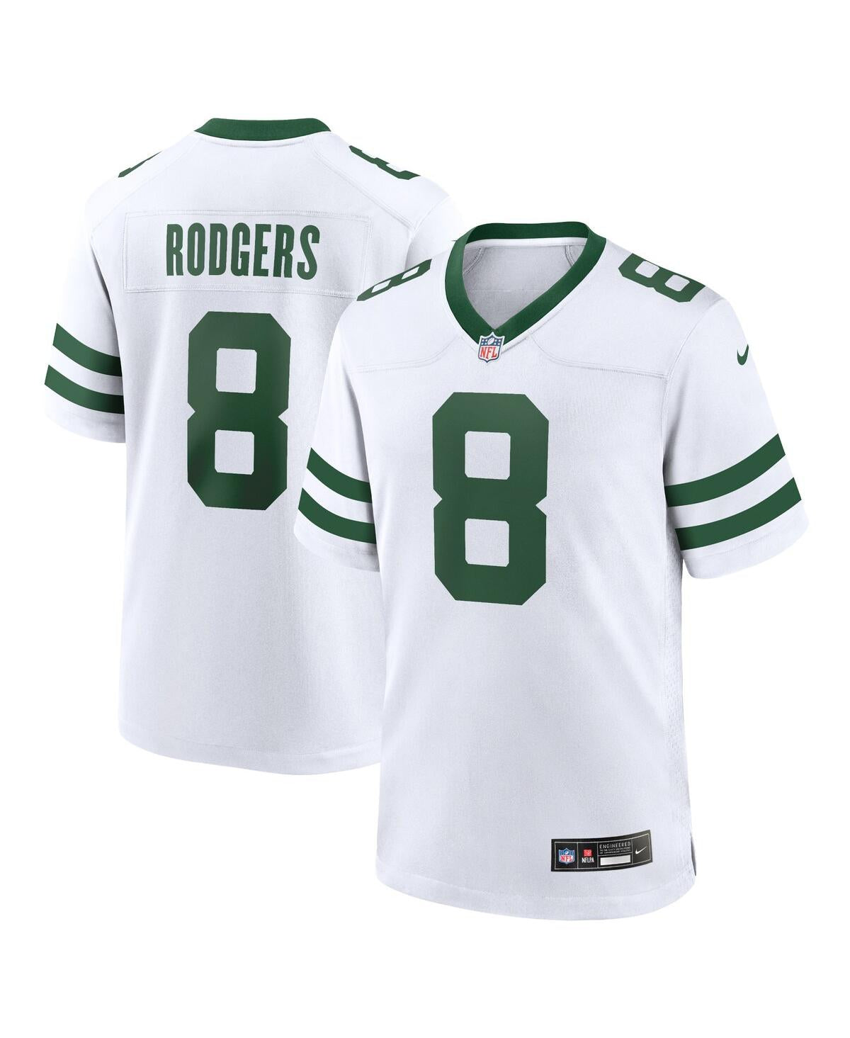 [67NM-06EV-9ZF-00S] MENS NIKE NFL RODGERS NEW YORK JETS GAME JERSEY