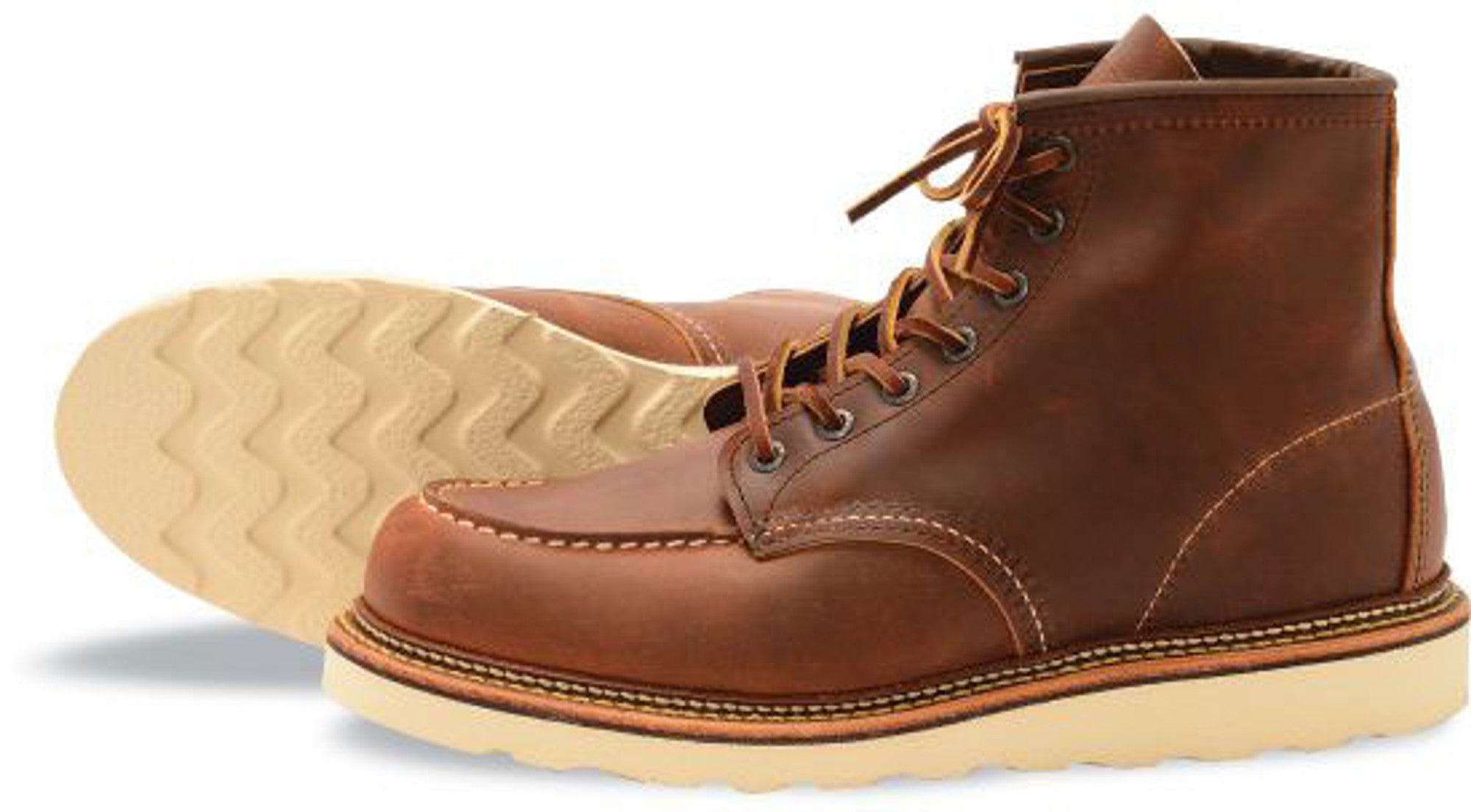 [1907-WIDE] MENS RED WING CLASSIC MOC (WIDE 2E WIDTH)