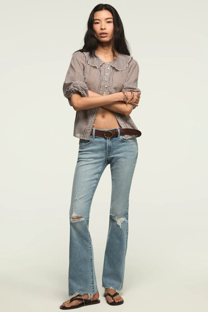 [7W15705-440] WOMENS LUCKY BRAND MID RISE SWEET FLARE - CAPSIZE DEST