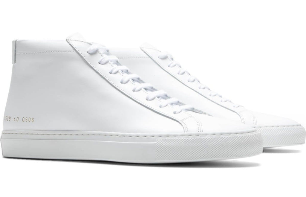 [1529-0506] Mens Common Projects ACHILLES MID 'WHITE'