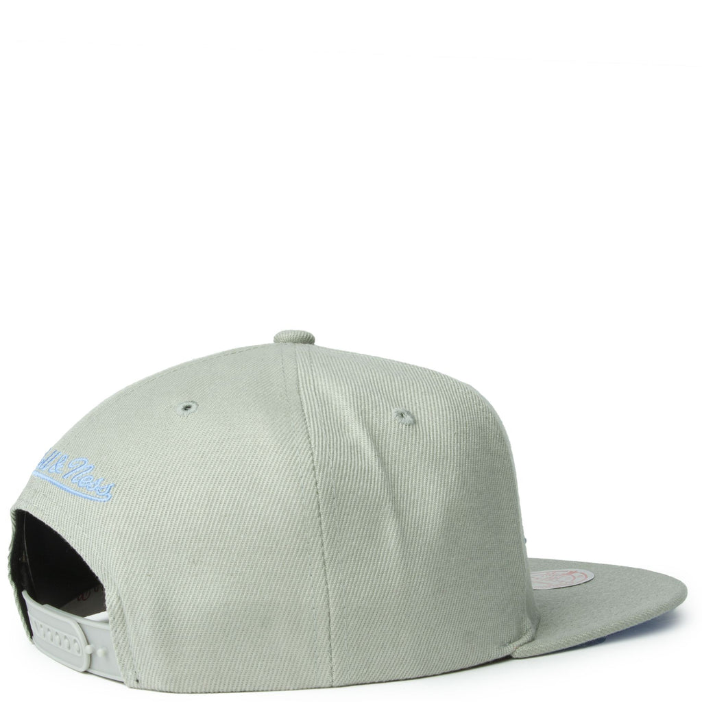 MENS MITCHELL & NESS NBA 75TH SILVER SNAPBACK LAKERS - GREY-BLUE