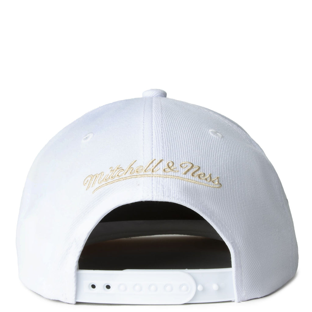 MENS MITCHELL & NESS NHL WINTER WHITE SNAPBACK DUCKS - WHITE