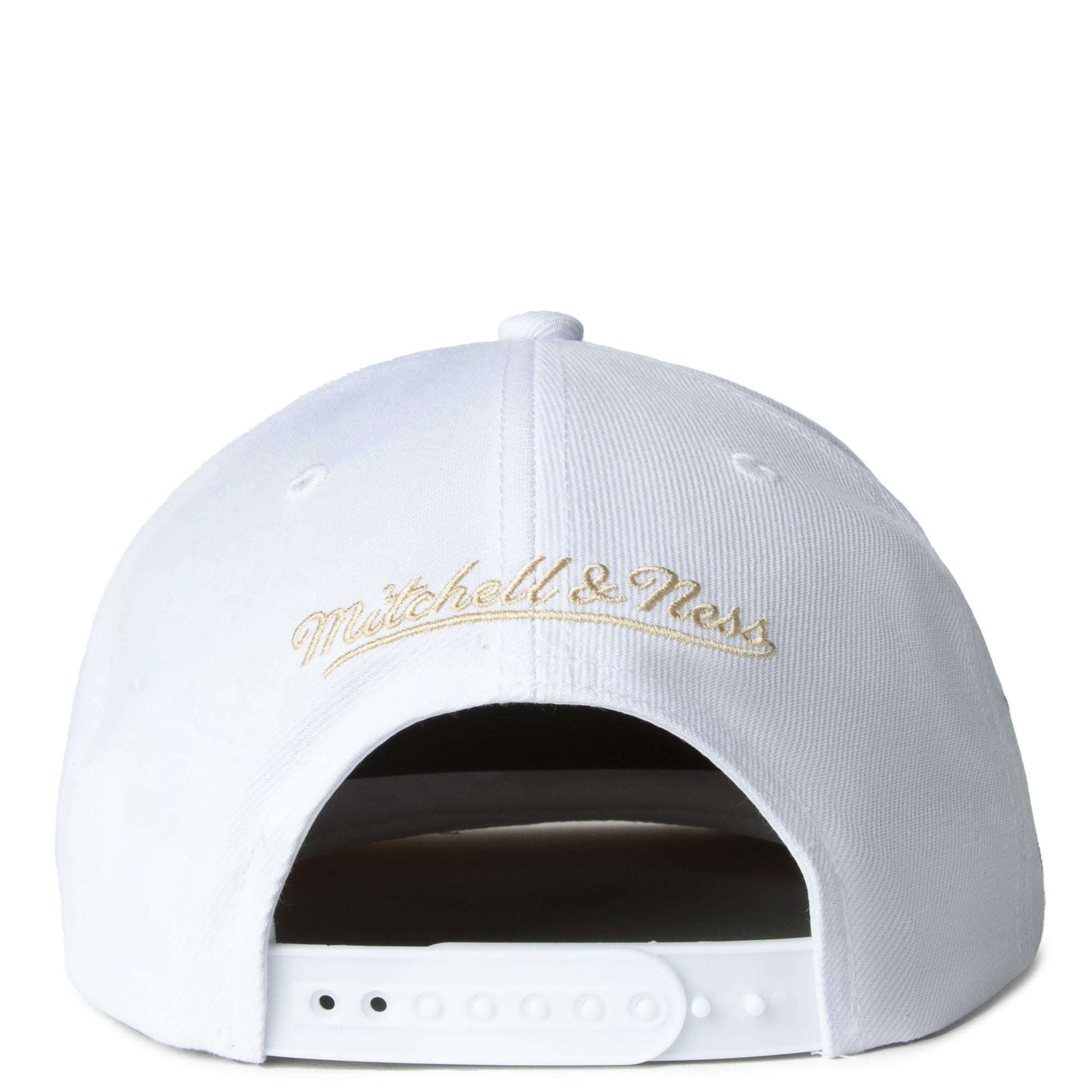MENS MITCHELL & NESS NHL WINTER WHITE SNAPBACK DUCKS - WHITE