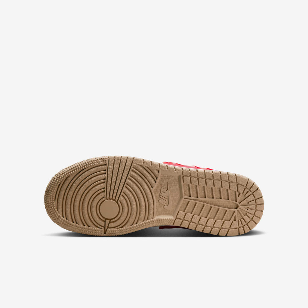 [HJ5961-500] GRADE SCHOOL AIR JORDAN RETRO 1 LOW SE FEM 'PEANUT BUTTER & JELLY'