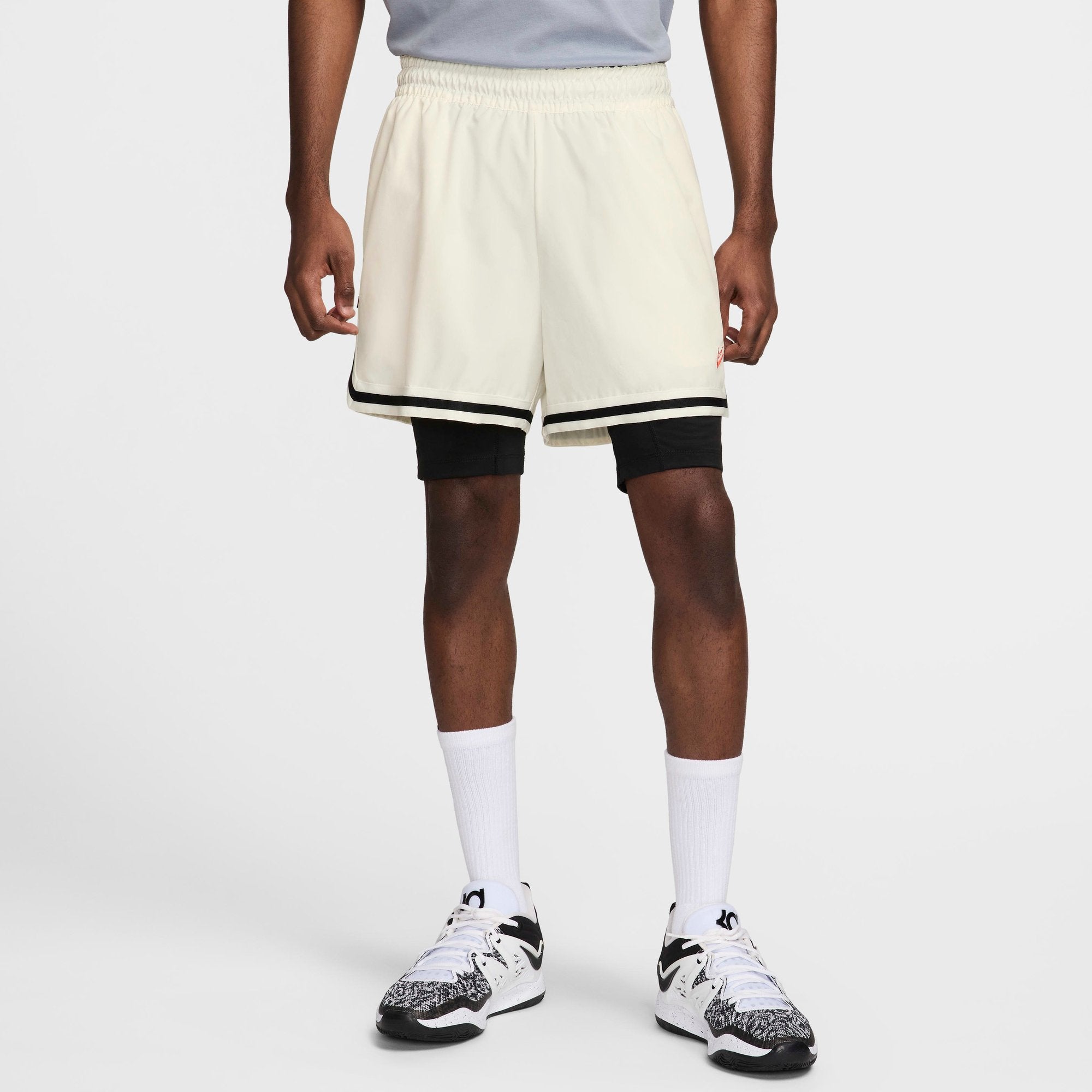 [FN8096-133] MENS NIKE KEVIN DURANT 4" DNA 2-IN-1 BASKETBALL SHORTS