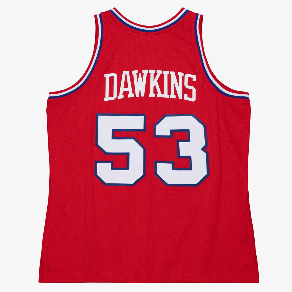 MENS MITCHELL & NESS NBA DARK JERSEY 76ERS 1979 DARRYL DAWKINS
