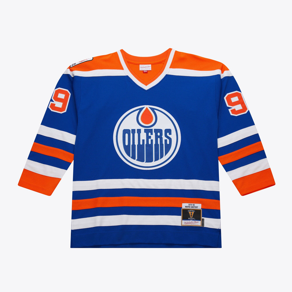 Mens Mitchell & Ness NHL DARK JERSEY OILERS 1979 WAYNE GRETZKY