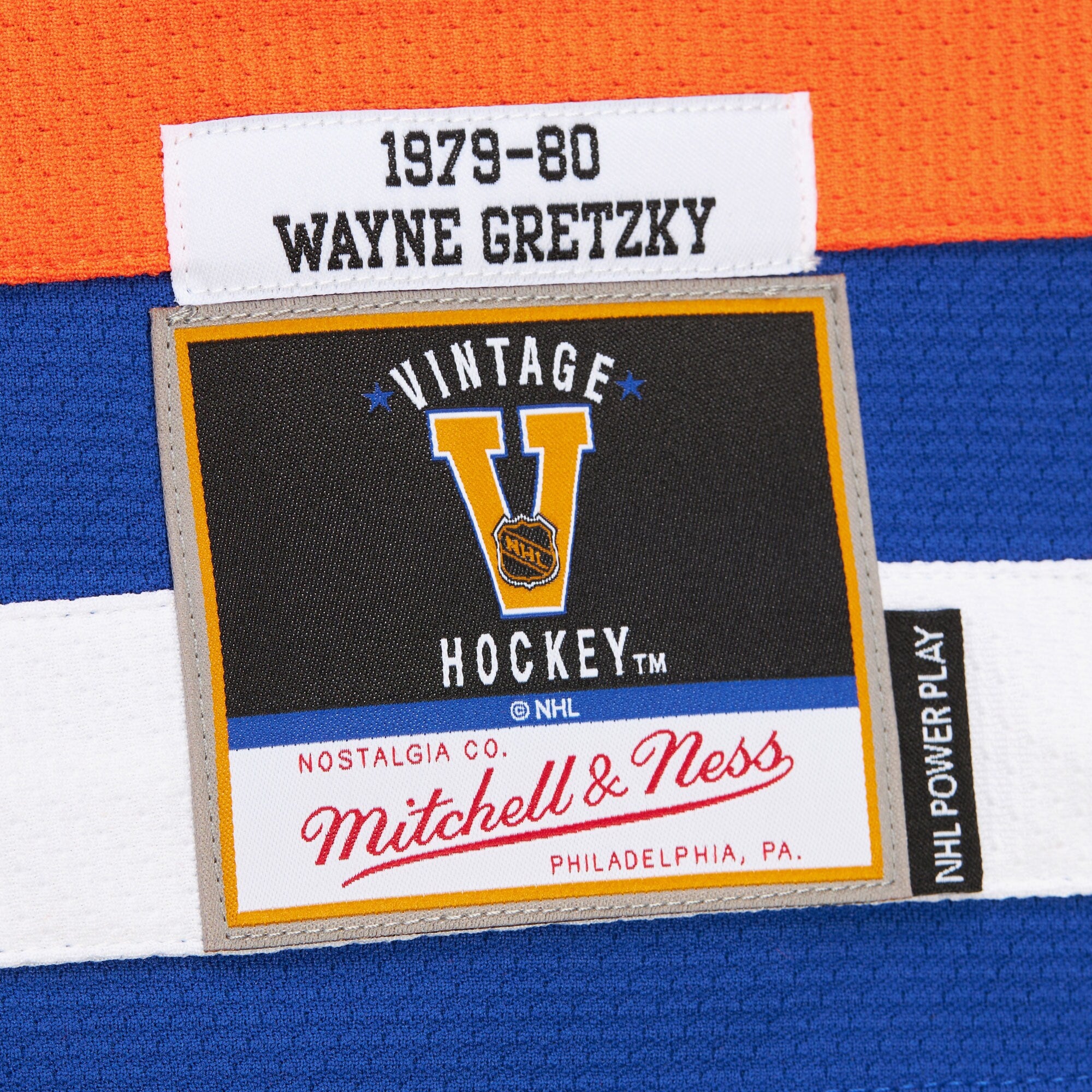 Mens Mitchell & Ness NHL DARK JERSEY OILERS 1979 WAYNE GRETZKY