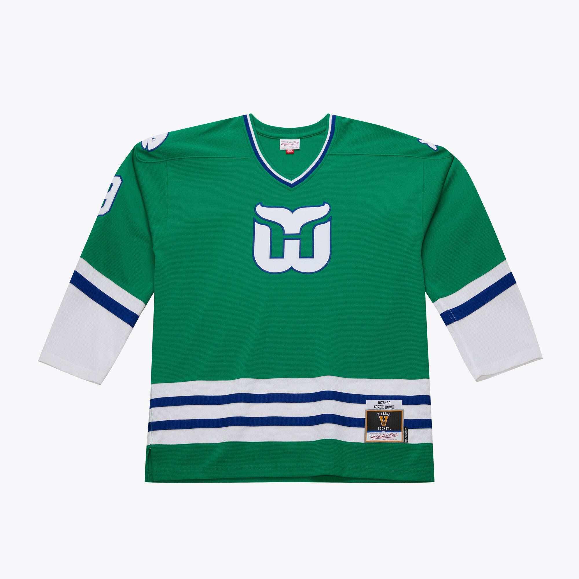 Mens Mitchell & Ness NHL DARK JERSEY WHALERS 1979 GORDIE HOWE
