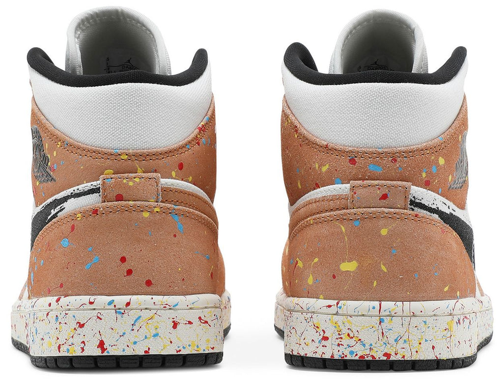 [DA8005-100] MENS AIR JORDAN RETRO 1 MID SE 'BRUSHSTROKE'