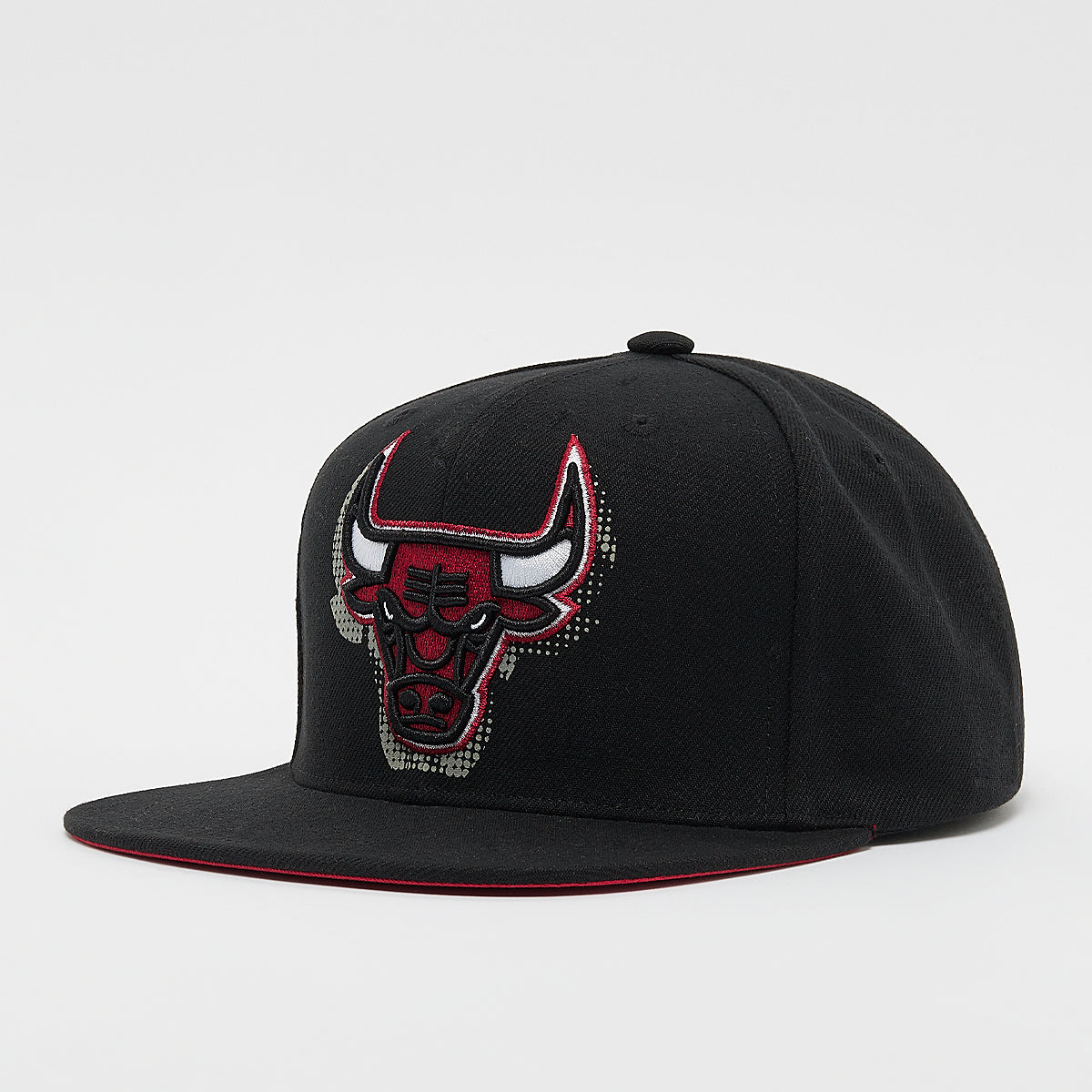 MENS MITCHELL & NESS NBA BIG FACE 7.0 SNAPBACK BULLS - BLACK