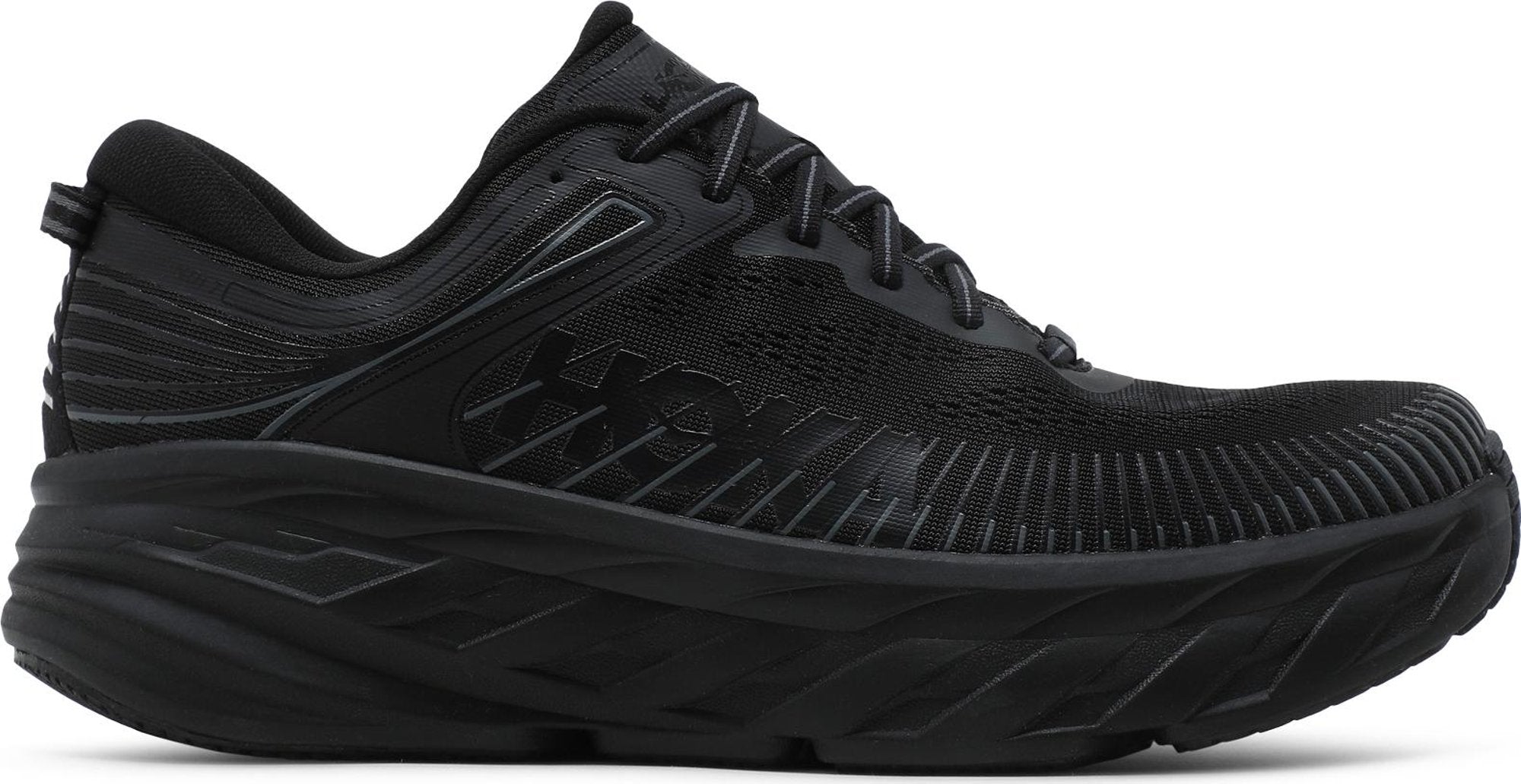 [1110518-BBLC] Mens Hoka One One BONDI 7 'BLACK'