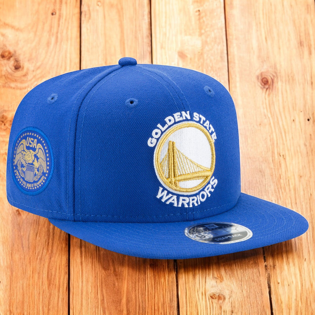 [80479537] Mens New Era NBA Golden State Warriors Gold City 950 Snapback