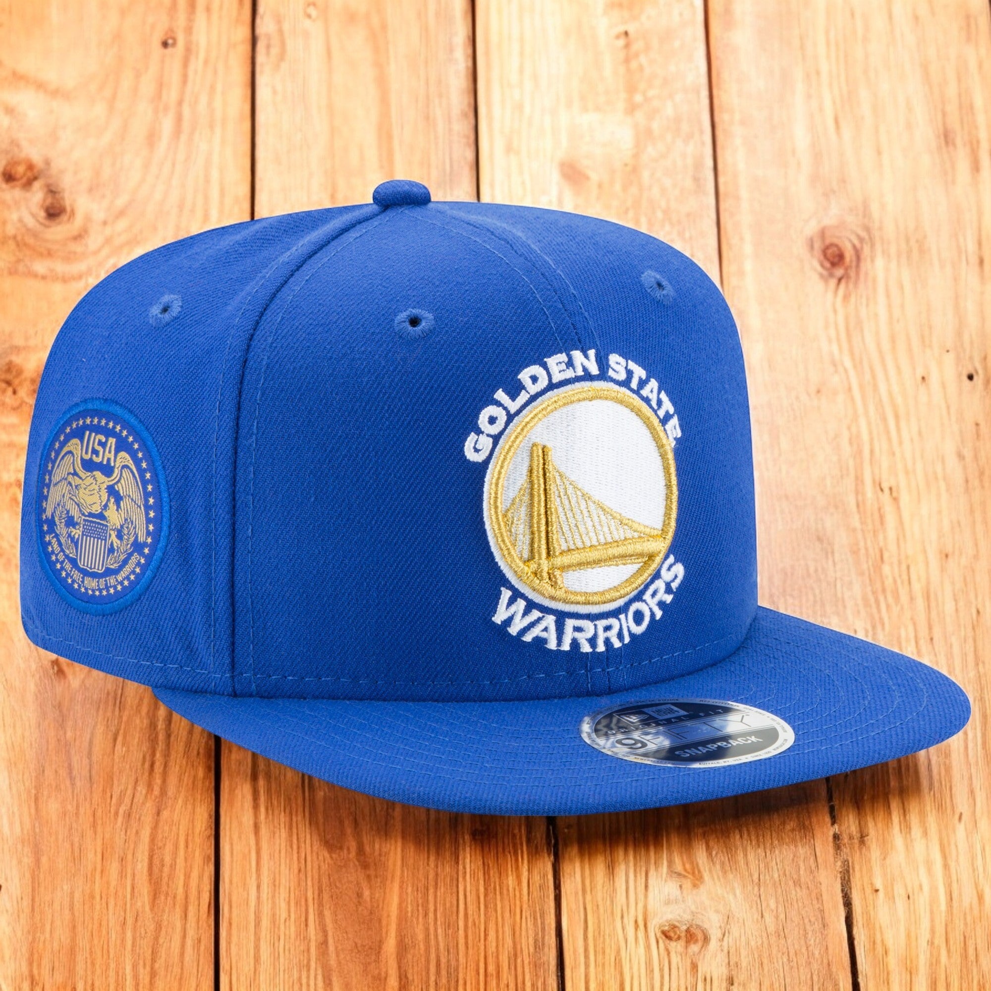 [80479537] Mens New Era NBA Golden State Warriors Gold City 950 Snapback