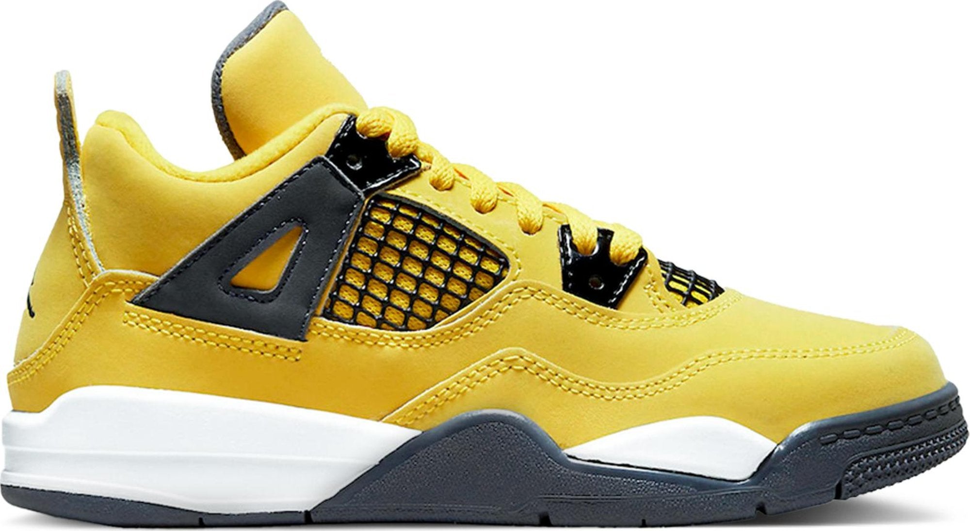 [BQ7669-700] Preschool Air Jordan Retro 4 'Lightning (2021)' (PS)