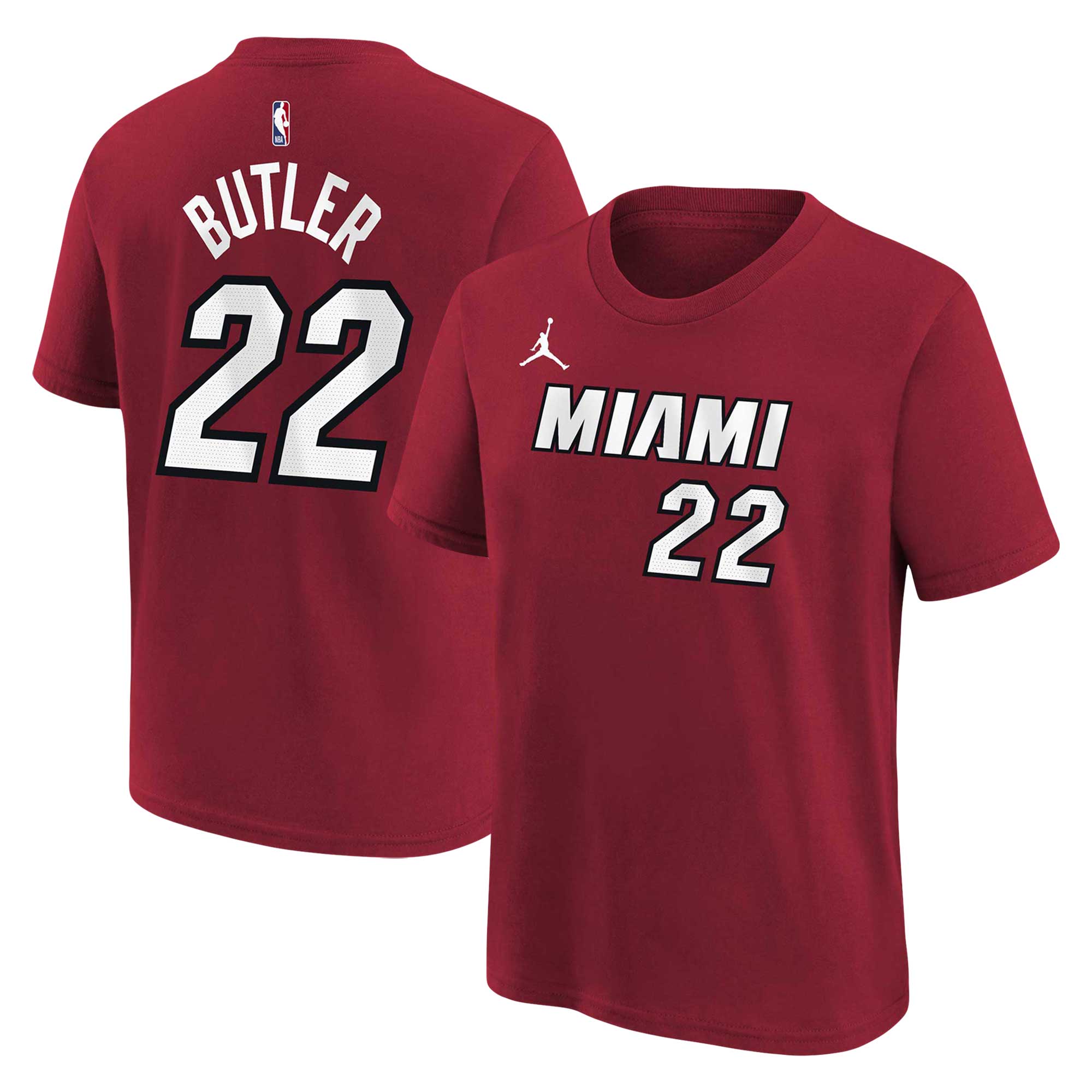 [9Y2B7HDC4-HEAJB] YOUTH NIKE NBA HEAT '22 BUTLER' N&N STATEMENT T-SHIRT