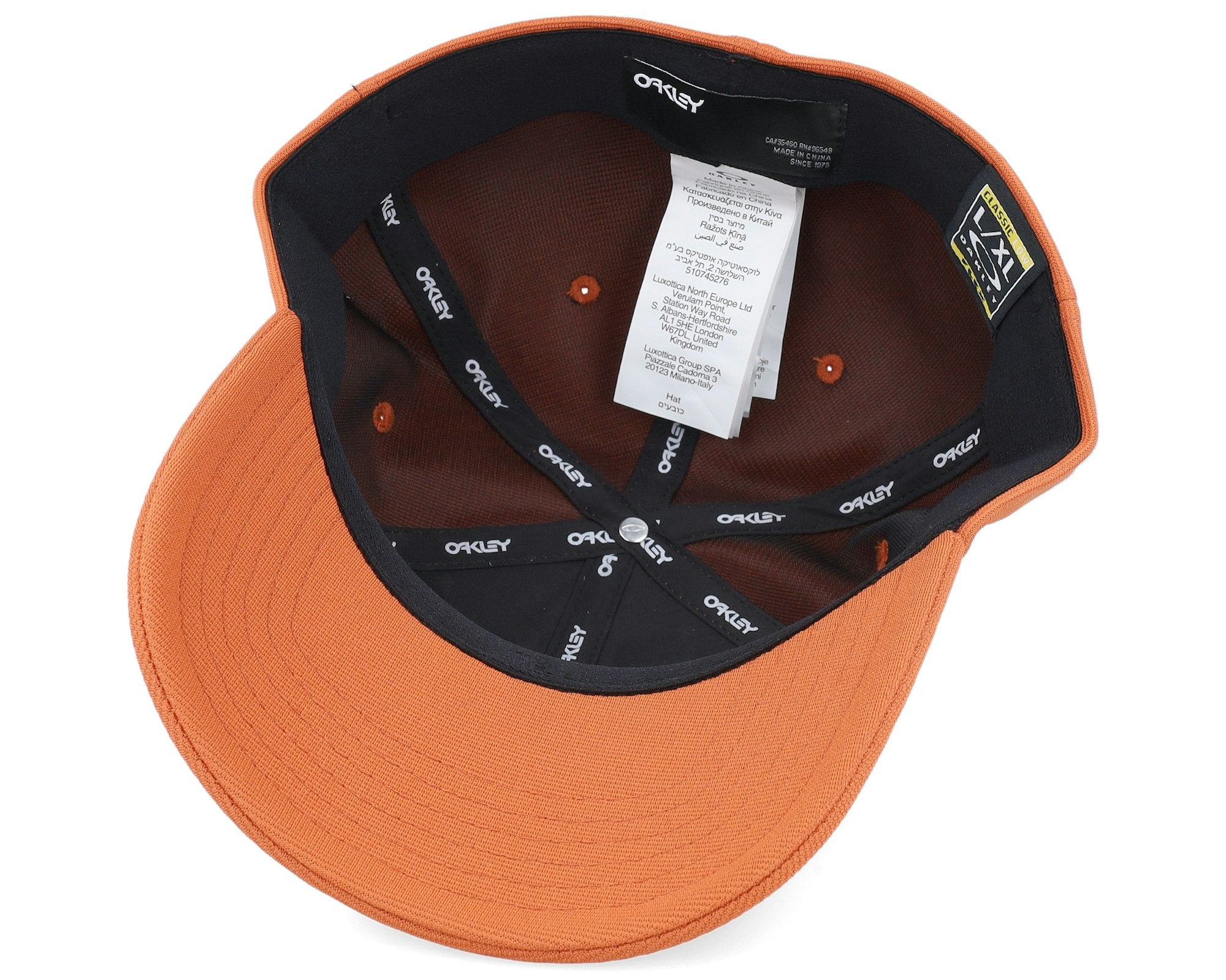 [912209-52C-52C] MENS OAKLEY 6 PANEL STRETCH METALLIC HAT