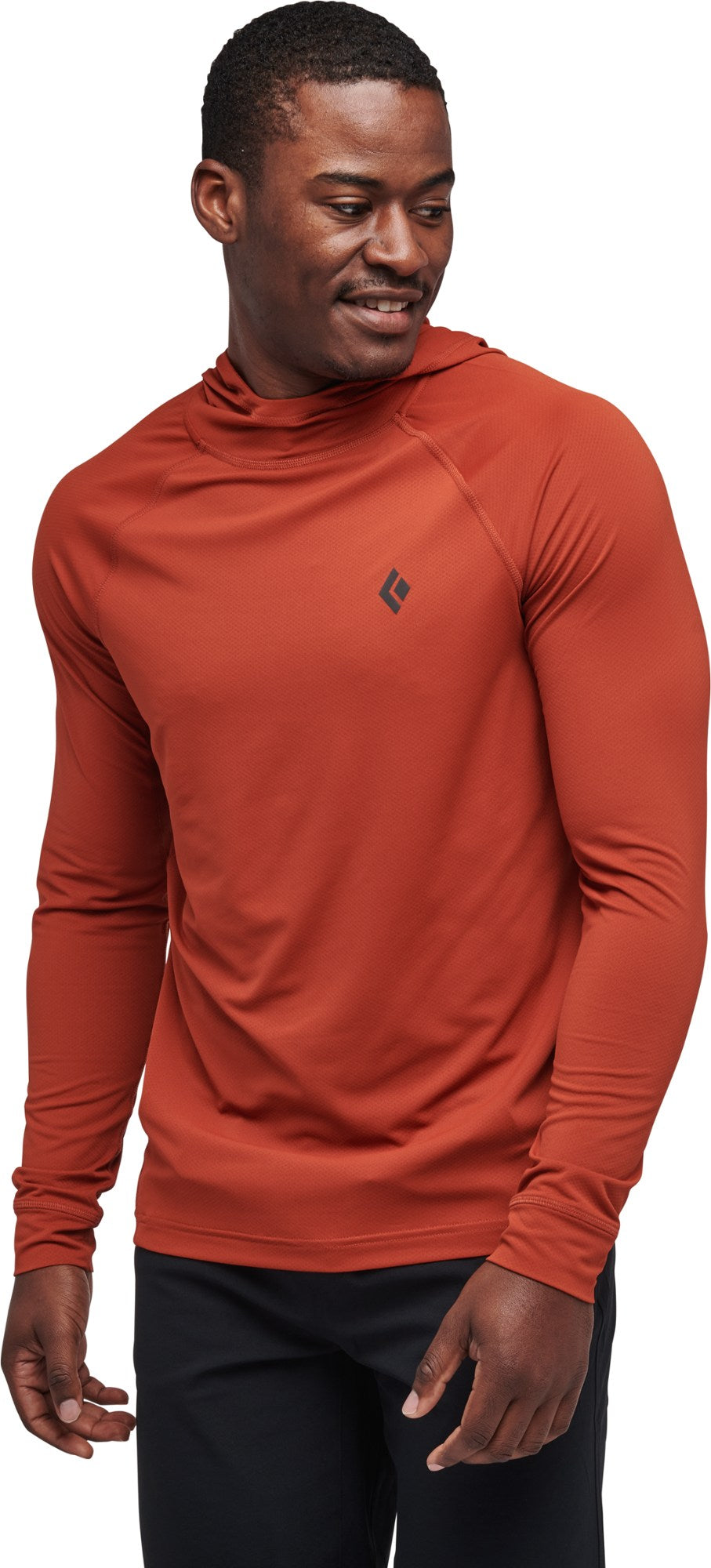 [AP7520206044] MENS BLACK DIAMOND ALPENGLOW UPF 50+ HOODY