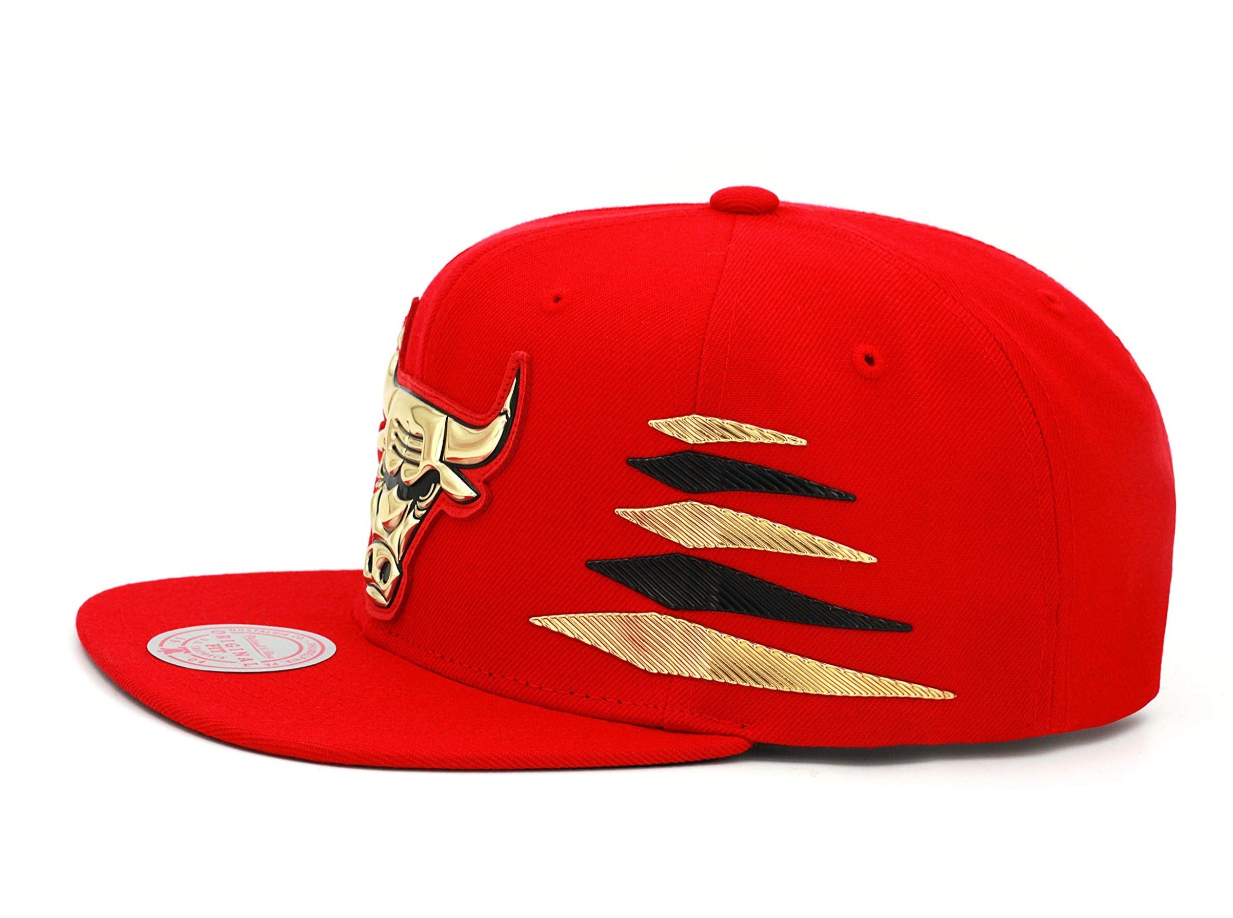 [6HSSMO18270-CBURED1] MENS MITCHELL & NESS NBA CHICAGO BULLS DIAMOND SNAPBACK