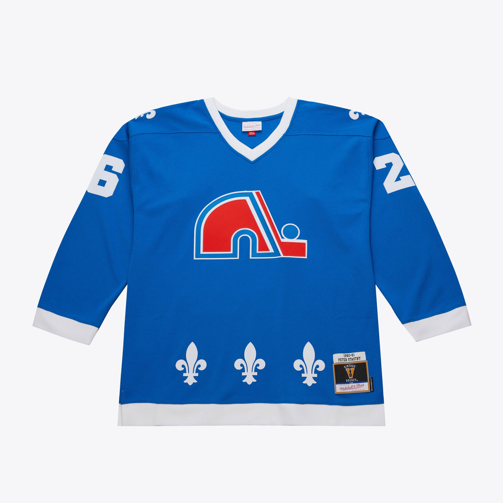 Mens Mitchell & Ness NHL DARK JERSEY NORDIQUES 1980 PETER STASTNY