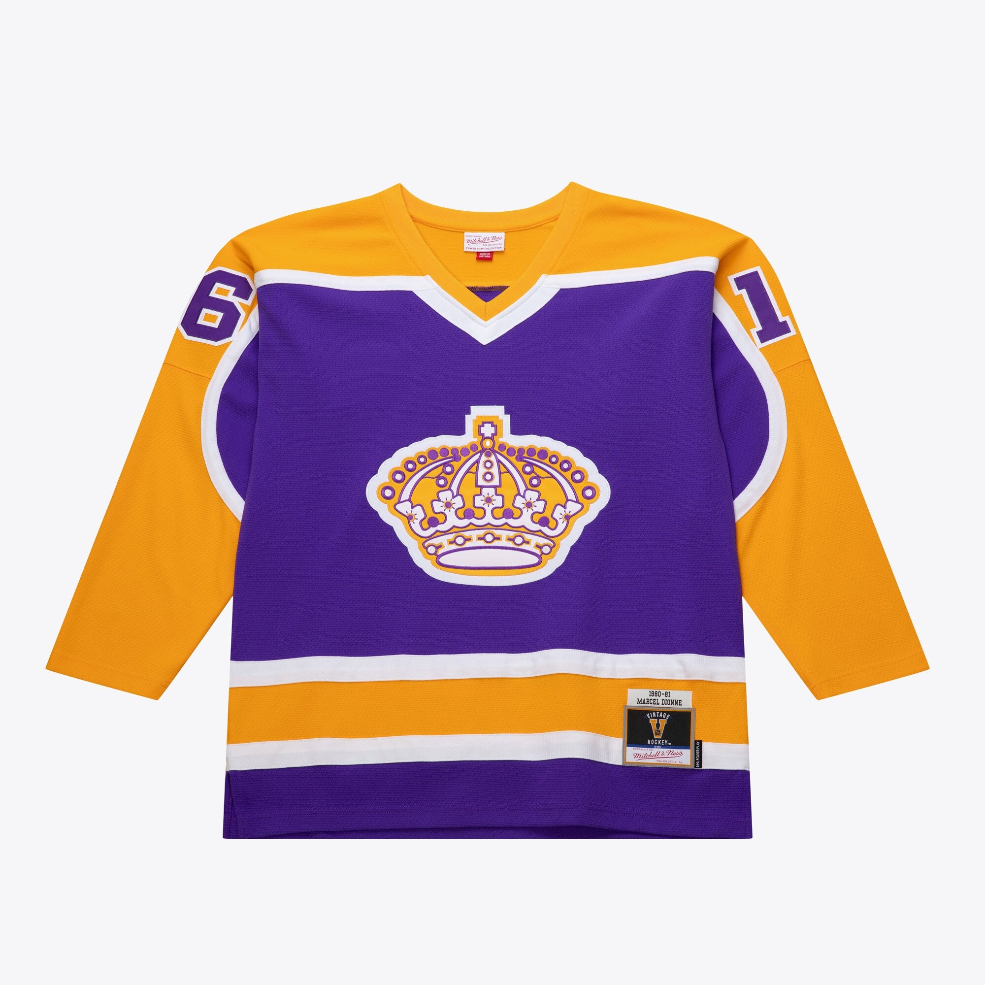Mens Mitchell & Ness NHL DARK JERSEY KINGS 1980 MARCEL DIONNE