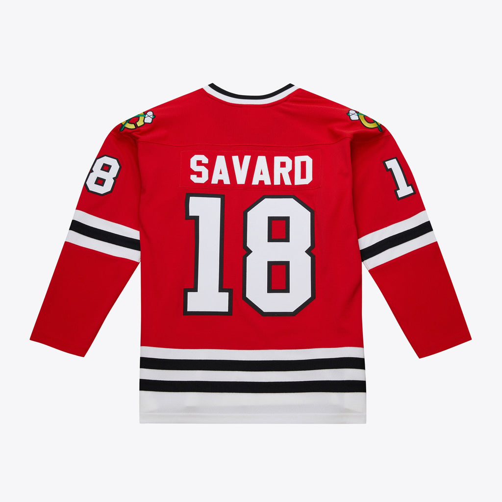 Mens Mitchell & Ness NHL DARK JERSEY BLACKHAWKS 1980 DENIS SAVARD