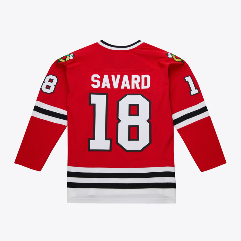 Mens Mitchell & Ness NHL DARK JERSEY BLACKHAWKS 1980 DENIS SAVARD