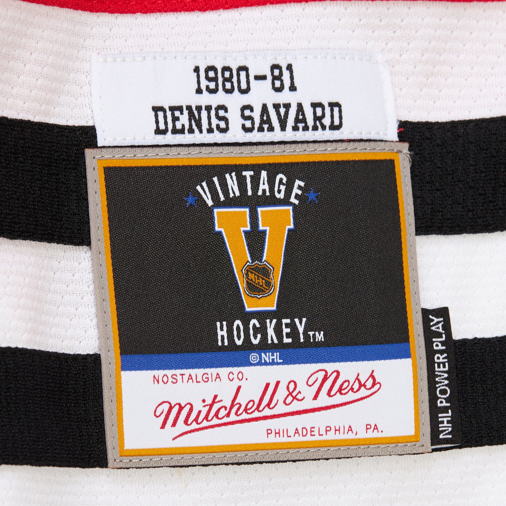 Mens Mitchell & Ness NHL DARK JERSEY BLACKHAWKS 1980 DENIS SAVARD