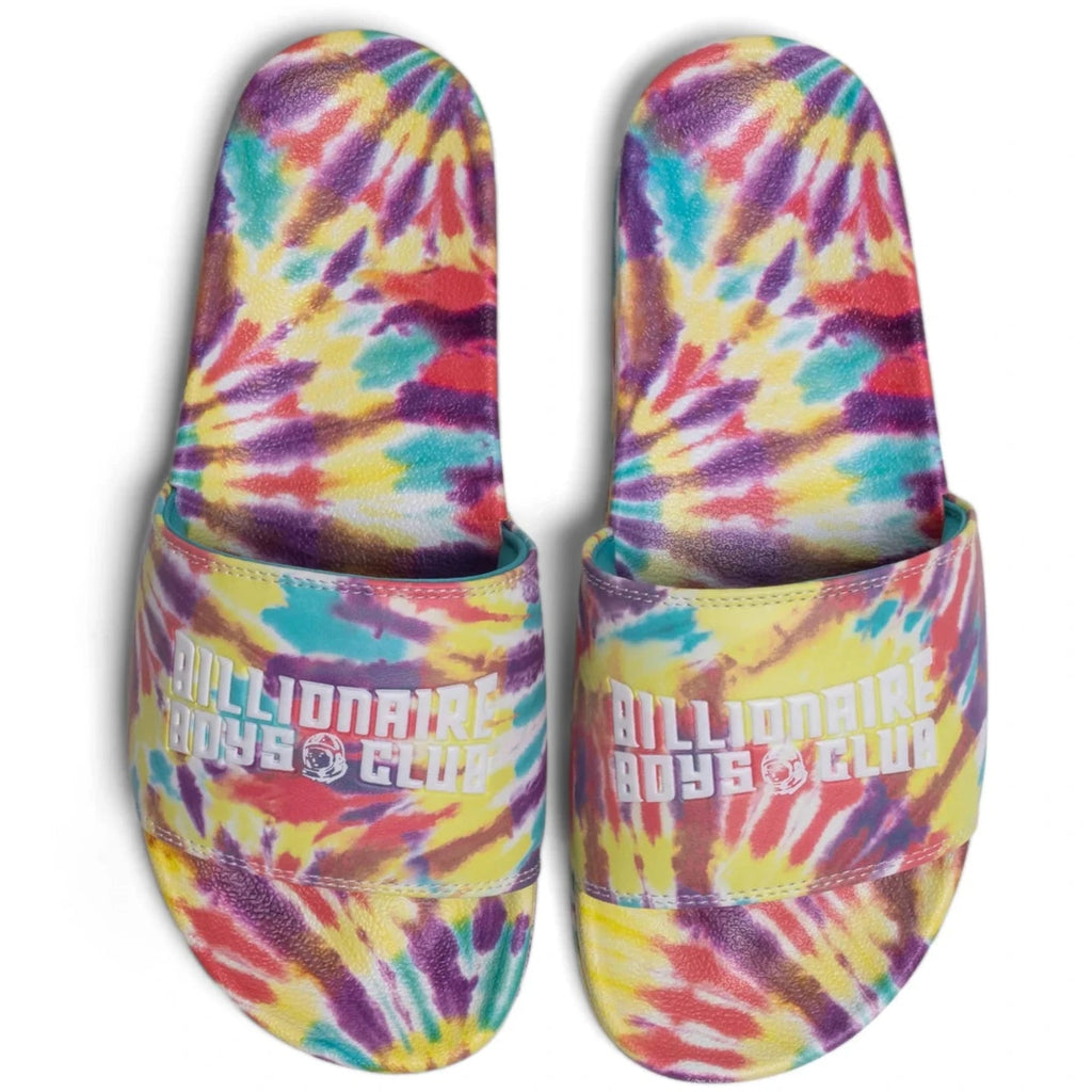 [811-3805/BLEACH WHITE] MENS BILLIONAIRE BOYS CLUB SPACE WALK SLIDES 'BLEACH WHITE'