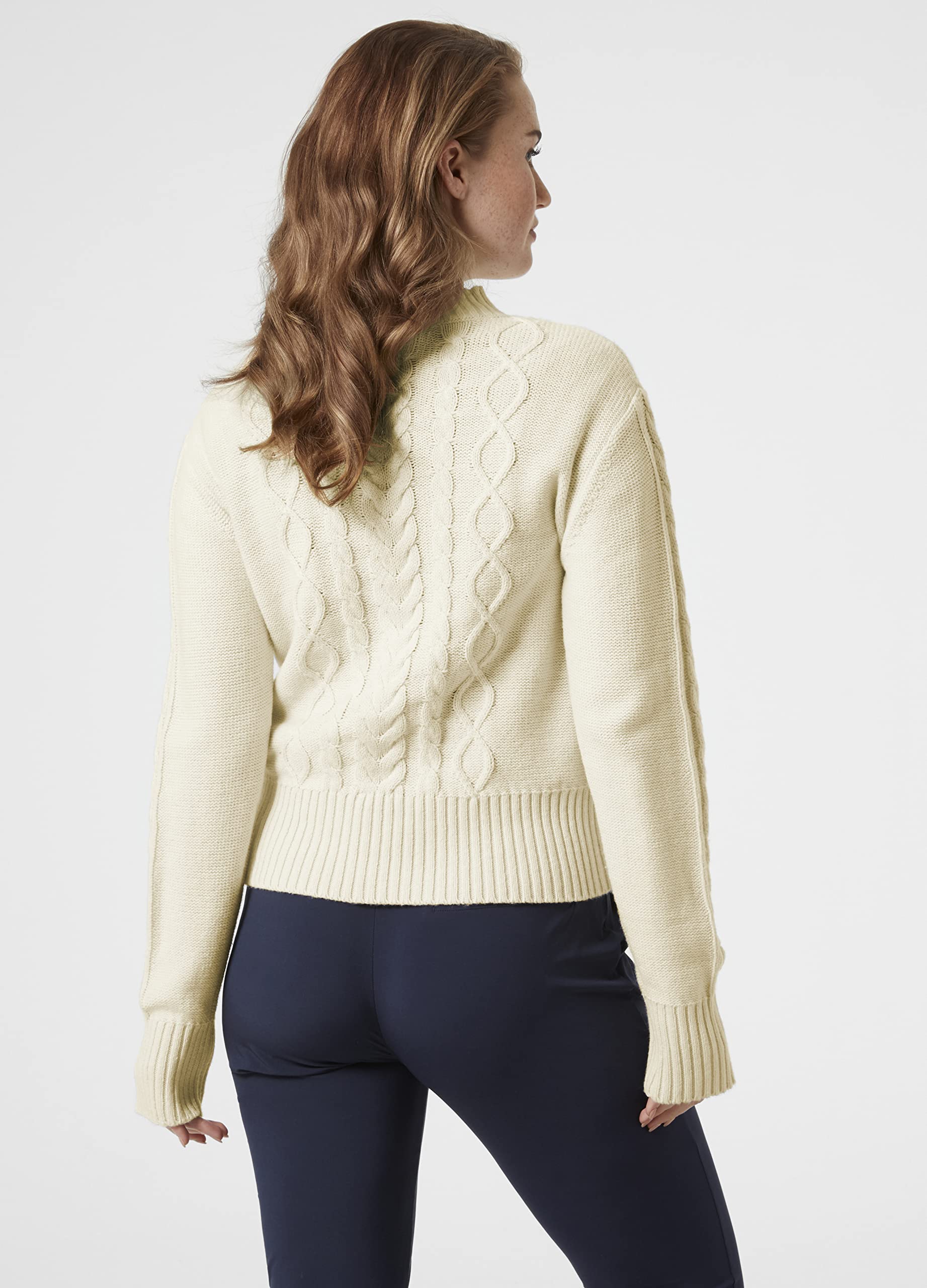 [34187-047] WOMENS HELLY HANSEN SIREN CABLE KNIT SWEATER