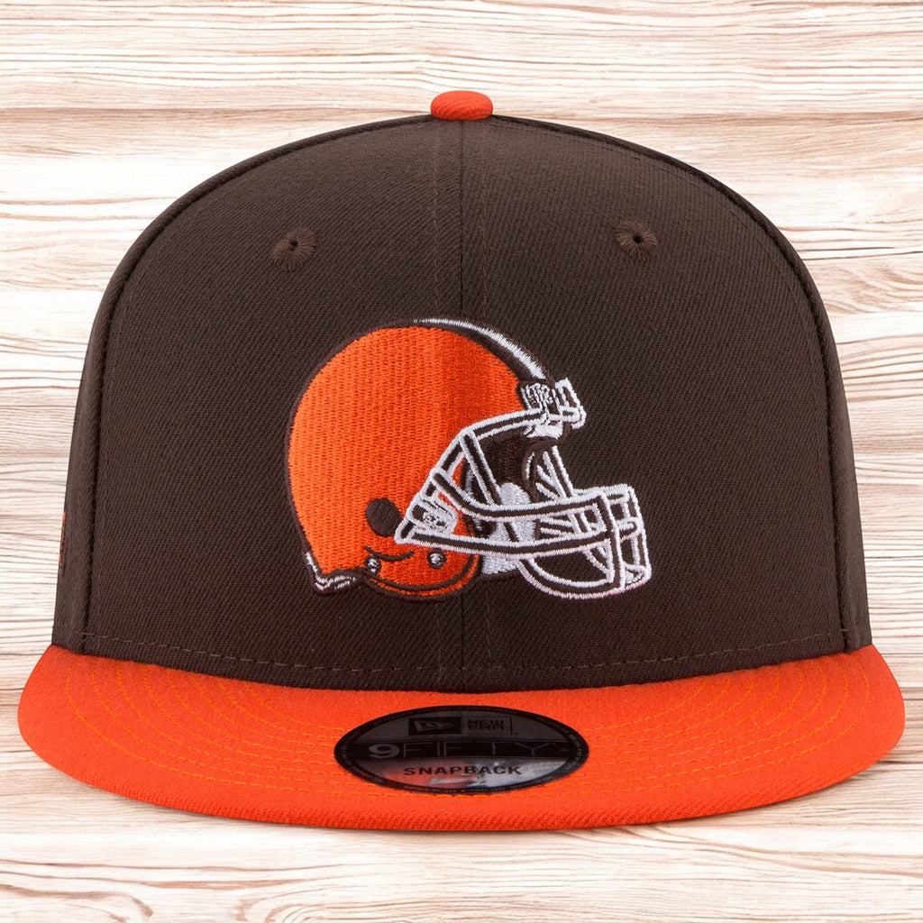 [11873017] MENS NEW ERA NFL CLEVELAND BROWNS 950 2TONE SNAPBACK - BROWN/ORNAGE