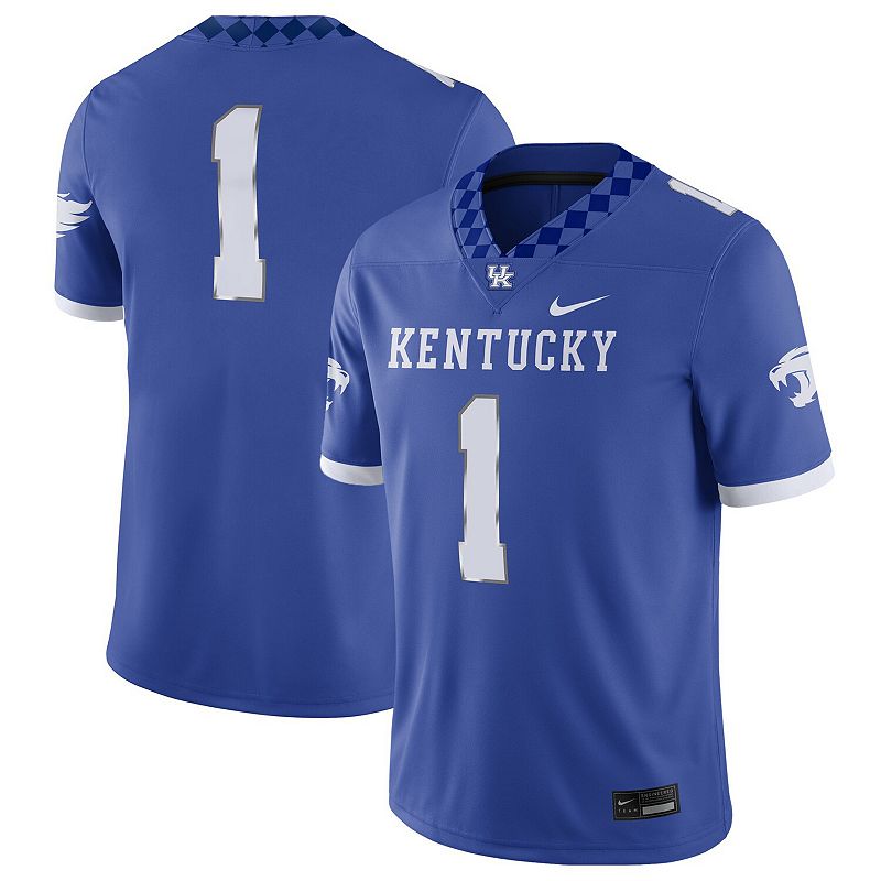 [FD5443-480] MENS NIKE #1 KENTUCKY WILDCATS FOOTBALL GAME JERSEY