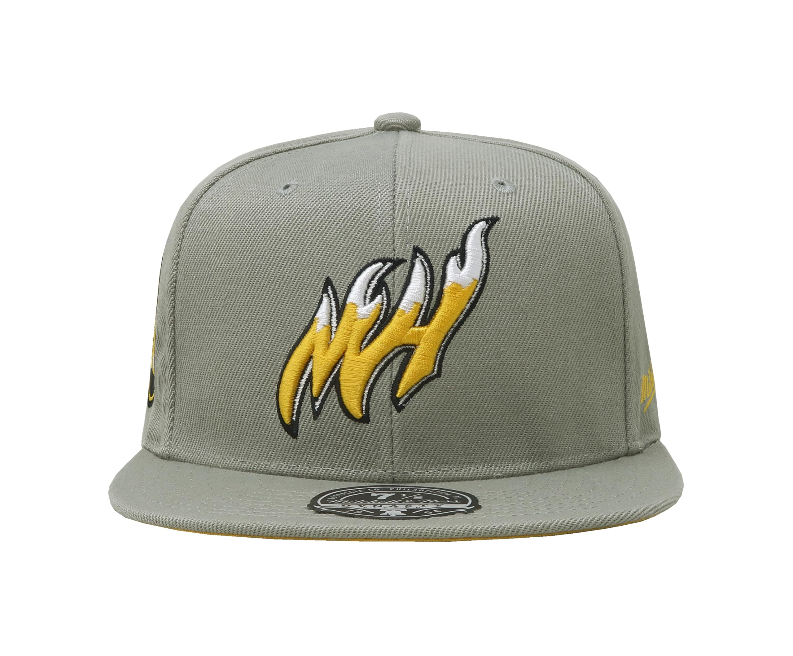 Mens Mitchell & Ness NBA SUNNY GRAY FITTED HWC HEAT