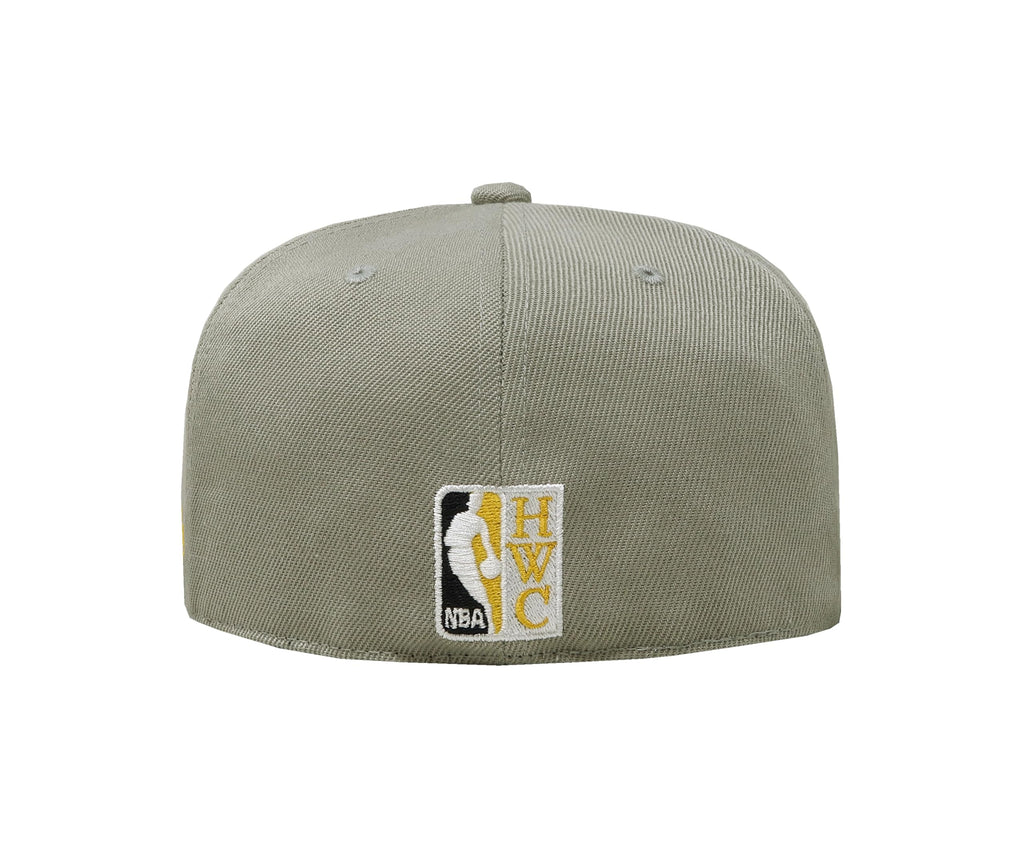 Mens Mitchell & Ness NBA SUNNY GRAY FITTED HWC SPURS