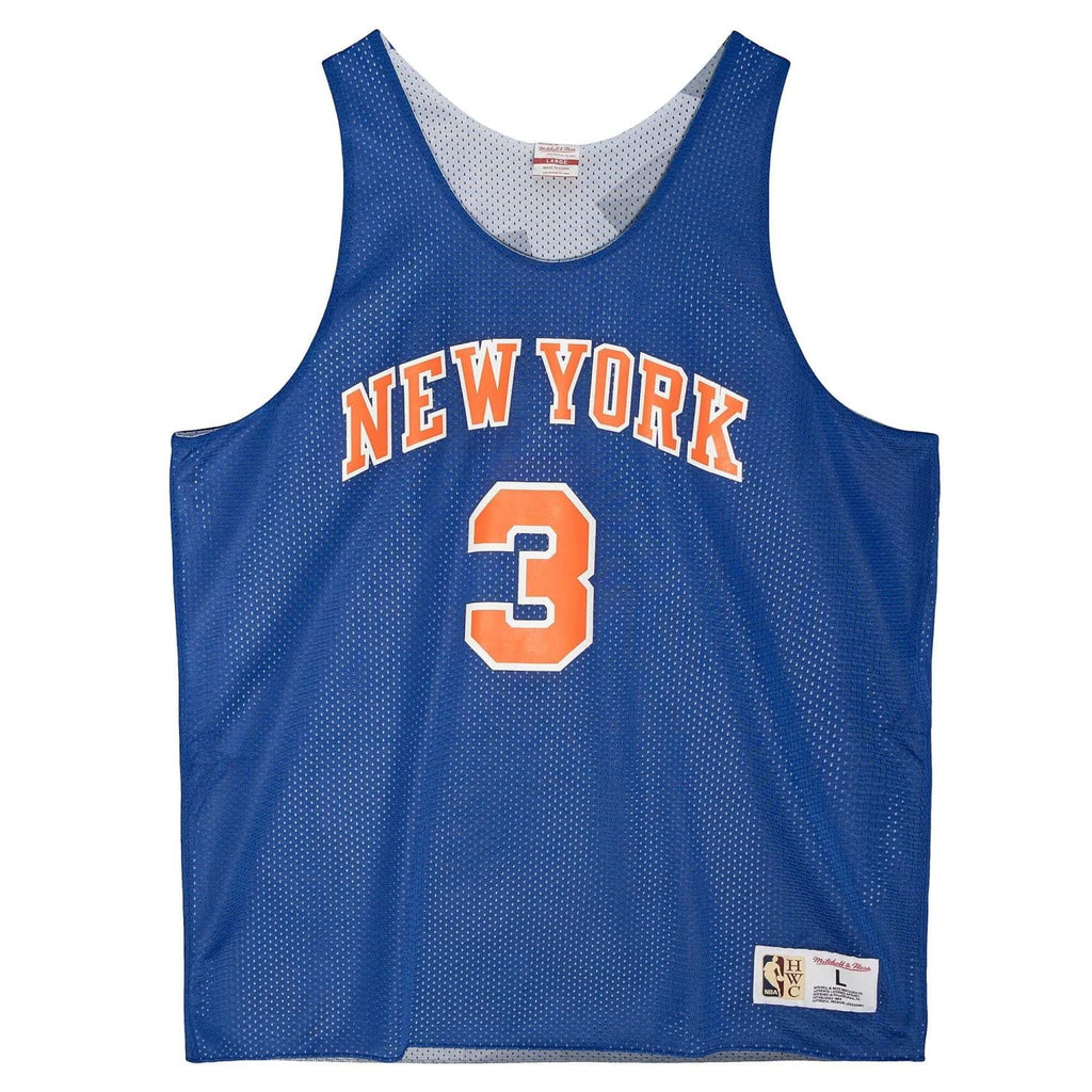 MENS MITCHELL & NESS REVERSIBLE MESH TANK KNICKS JOHN STARKS