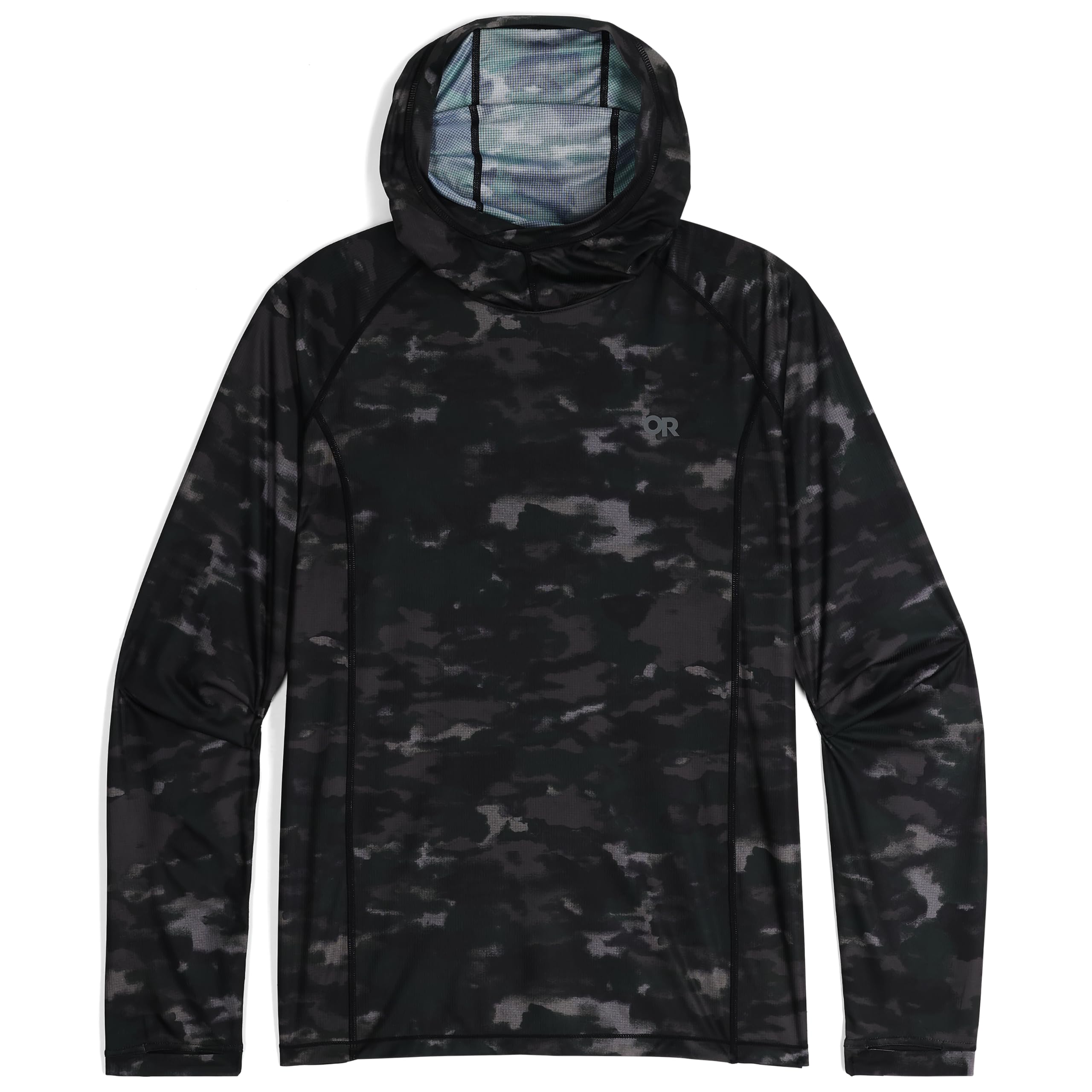 [300170-2532] MENS OUTDOOR RESEARCH ECHO PRINTED UPF 20 PULLOVER HOODIE